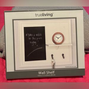 NEW! White Wall Shelf NWT